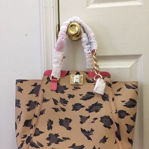 Juicy Couture Wild Thing Leather Large Wing Tote